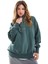 Phoenix Fleece Logo Qz Oversize Kesim Çeyrek Fermuar Kadın Sweatshirt 1