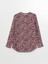 Yeni Sezon Bisiklet Yaka Desenli Uzun Kollu Kadın Bluz 5