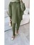 Kadın Pantolon İkili Scuba Takım M61205 - Yeşil 3