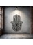 Hamsa El Figürlü Metal Duvar Dekoru – Nazar ve Koruma Sembolü 1