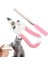 2 Li Set Kedi Köpek Törpülü Tırnak Makası Seti Törpü ve Tırnak Makası Kedi ve Köpekler Için 1