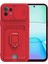 Ieg Xiaomi Mi 11 Lite Kılıf Zuma Kartvizitli Yüzüklü Silikon - Kırmızı 1