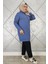 Kadın Çıt Çıt Detaylı Tesettür Tunik 1