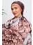 Floral Suluboya Desenli Dijital Soft Şal 5