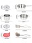 Metal Paslanmaz Çelik 8 Parça Oyuncak Kabartmalı Tencere Tava Seti Aksesuarlı Mutfak Tencere Seti 2