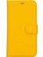 Apple iPhone 15 Plus Uyumlu Deri Cüzdanlı Kılıf Mwwn FL12 Sarı 4