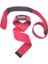 Fitness Deadlift Bilek Kayışı Lifting Strap Kırmızı Çift 2