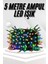 Ledli Fişli LED Dekor Lambası 5m Rgb Yılbaşı Ağacı Işığı 2