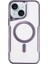 Ieg iPhone 15 Kılıf Boyi Magsafe Silikon Kapak - Derin Mor 1
