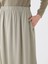 Yeni Sezon Kadın Beli Lastikli Düz Etek 3