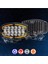 10'' Beyaz Turuncu LED Spot Projektör + Drl Tır Kamyon Off Road 12-24VOLT 1 Adet 6
