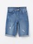 Yeni Sezon Bermuda Fit Kadın Jean Şort 5