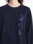 Yeni Sezon Bisiklet Yaka Nakışlı Oversize Kadın Sweatshirt 3