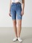 Yeni Sezon Bermuda Fit Kadın Jean Şort 2