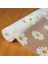Mutfak Eva Shelf Liner Şeffaf Astar Kaymaz Dolap Içi Çekmece Örtüsü Papatya Desen Mat 45CMX10 Metre 2