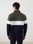 Yeni Sezon Dik Yaka Uzun Kollu Renk Bloklu Erkek Sweatshirt 4