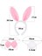 Ieg® Tavşan Kostüm Seti Taç Papyon Kuyruk Pembe Renk (4887) 1
