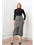 Velora Signature Wool Slit Skirt 4