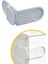 Buffer® Bebek Çocuk Güvenlik Çekmece ve Dolap Için Kendiliğinde Yapışkanlı Vidasız Köşe Kapak Kilidi 4