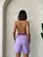 Lvsqvr Kemerli Gabardin Şort Lila S25735 (Beden: M) 3