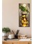 3D Görünümlü Temperli Cam Tablo – Geyik ve Altın Vazo Kompozisyonu Uv Baskı 30X60 cm - DCT101 1