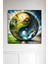 3D Görünümlü Temperli Cam Tablo – Yin Yang Doğa ve Zaman Temalı Uv Baskı 33X33 CM-CTK127 2