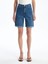 Yeni Sezon Bermuda Fit Kadın Jean Şort 2