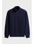 Pamuklu Regular Fit Fermuarlı Dik Yaka Sweat Erkek Sweat MW0MW37233 Dw5 6