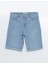Yeni Sezon Bermuda Fit Kadın Jean Şort 5