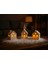 Yılbaşı Konsept LED Işıklı 3 Adet Ev Biblo Kış Manzaralı Tealight Ledli Kış Evleri LED Mumlar Hediye 1