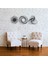 Metal Geometrik Duvar Dekoru Seti – Modern Minimalist 3 Parça Ev Ofis Aksesuarı Duvar Süsü 7