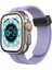 Apple Watch 42MM KR412 Elegance Stylısh Kordon - Lila 1