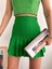 Nrtmsa Pileli Düğmeli Etek Açık Yeşil S24811 (Beden: M) 4