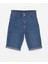 Yeni Sezon Normal Bel Bermuda Fit Kadın Jean Şort 5