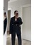 Hafif Vatkalı Çantalı Tasarım Kemer Detay Cep Görünüm Orta Boy Muadil Premium Kalite Oversize Kesim Muadil Blazer Ceket 1