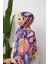 Floral Akrilik Desenli Dijital Soft Şal 4