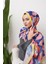 Floral Akrilik Desenli Dijital Soft Şal 5
