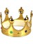 Plastik Kral Tacı Altın Renk Yetişkin Boy 55 cm 1