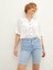 Yeni Sezon Basic Pamuklu Kadın Jean Şort 1
