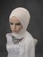 Kırık Beyaz Sevda Model Hazır Türban Hazır Şal Abiye Şal 4