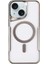 Ieg iPhone 15 Kılıf Boyi Magsafe Silikon Kapak - Gümüş 1
