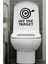 Hit The Target Hedefi Vur | Duvar Kapı Cam Klozet Kapağı Banyo Wc Sticker 25X23 cm 2