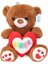 4762 Peluş Ayı Kalpli 30 cm 5