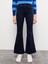 Yeni Sezon Yüksek Bel Mars Flare Kadın Jean Pantolon 4