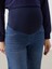 Yeni Sezon Karın Panelli Straight Fit Hamile Jean Pantolon 3