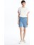 Yeni Sezon Bermuda Fit Kadın Jean Şort 1