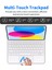 Apple Ipad 11.nesil A16 2025/ 10. Nesil 10.9 Inç Magic Klavye Keyboard Touchpad Akıllı Işıklı Q Klavyeli Kılıf Manyetik 5