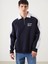 Yeni Sezon Polo Yaka Uzun Kollu Erkek Kalın Sweatshirt 1