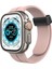 Apple Watch 42MM KR412 Elegance Stylısh Kordon - Pudra 1