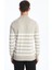 Yeni Sezon Dik Yaka Uzun Kollu Çizgili Erkek Triko Kazak 4